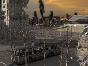 damaged city 2020 2 3D-Modell