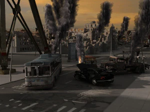damaged city 2020 2 3D Model