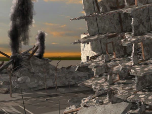 damaged city 2020 2 3D Model