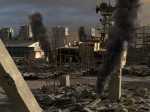 damaged city 2020 2 3D Model