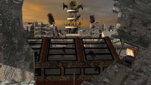 damaged city 2020 2 3D Модель in Здания 3DExport
