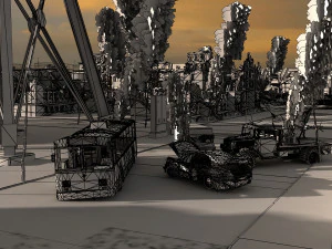 damaged city 2020 2 3D Model