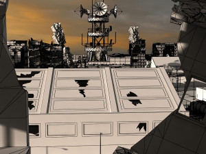 damaged city 2020 2 3D-Modell