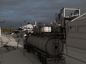 damaged city 2020 2 3D-Modell