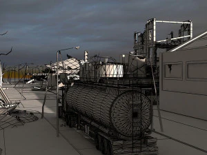 damaged city 2020 2 3D Model