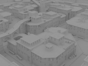 roman town low-poly Modelo 3D