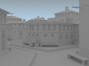 roman town low-poly Modelo 3D