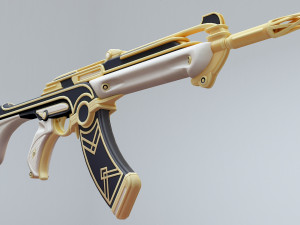 valorant artdeco ak 3Dモデル
