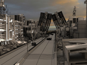 zombie city 3D-Modell