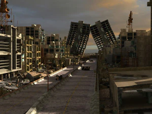 좀비 도시 3D 모델