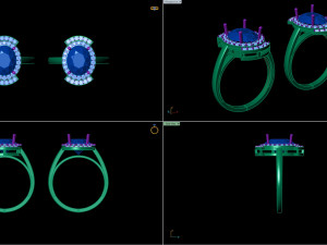 diamond ring 002 3D 打印模型