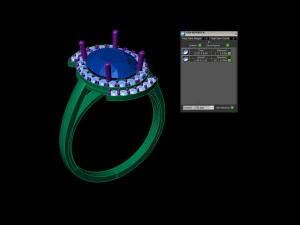 diamond ring 002 3D Print Model