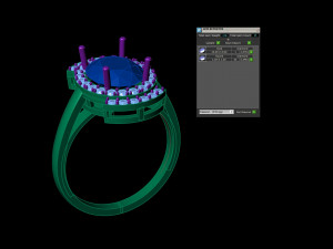 diamond ring 002 3D 打印模型