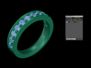 diamond ring 004 3D Print Model