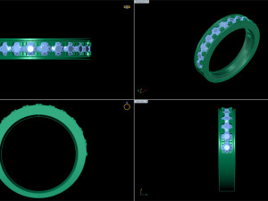 diamond ring 004 3D Print Model