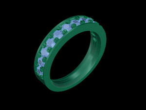 diamond ring 004 3D Print Model