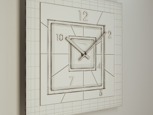 incantesimo design nexus clock Model 3D