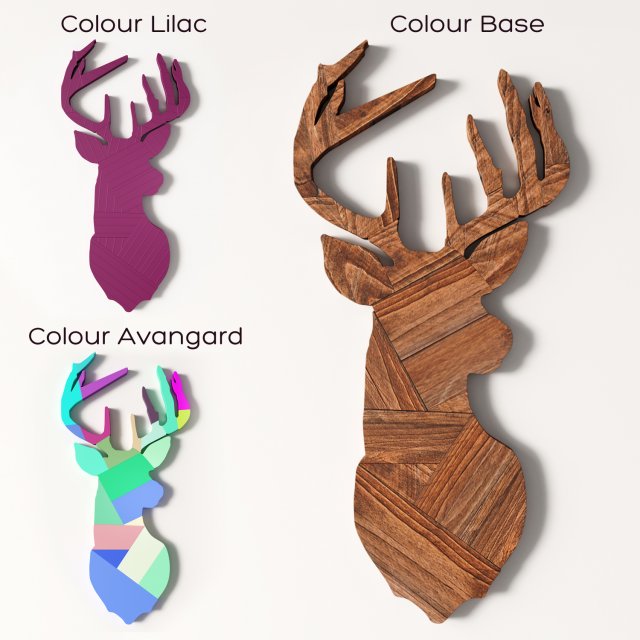 deer panno pack Modèle 3D .c4d .max .obj .3ds .fbx .stl .blend 
