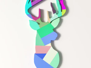 Hirsch-Panno-Pack 3D Modell