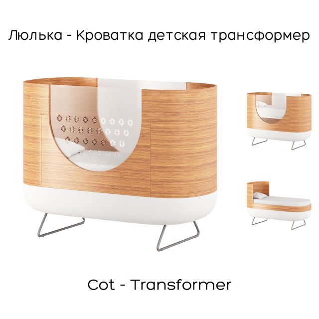 cot 001 3D Модель .c4d .max .obj .3ds .fbx .stl .blend 