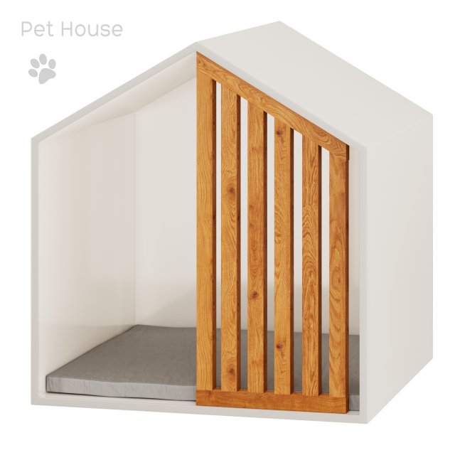 pet house 001 Model 3D .c4d .max .obj .3ds .fbx .stl .blend 
