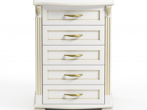 chest of drawers 001 3D मॉडल