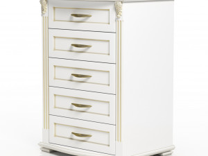 chest of drawers 001 3D मॉडल