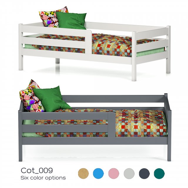 cot 009 3D Model .c4d .max .obj .3ds .fbx .stl .blend 