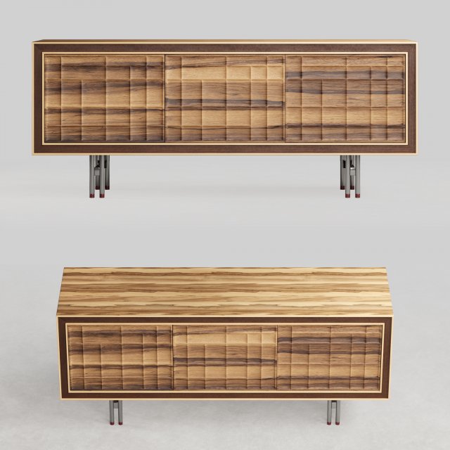 sideboard 002 3D 모델 .c4d .max .obj .3ds .fbx .stl .blend 