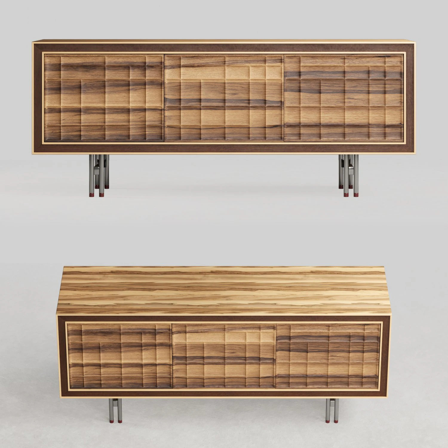 sideboard 002 3D Model .c4d .max .obj .3ds .fbx .stl .blend 