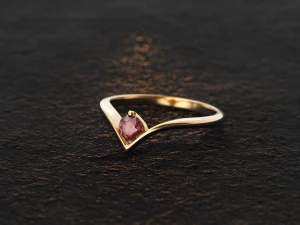 engagement ring 3D Print Model