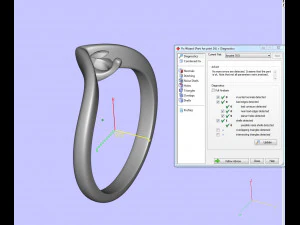 engagement ring 3D Print Model