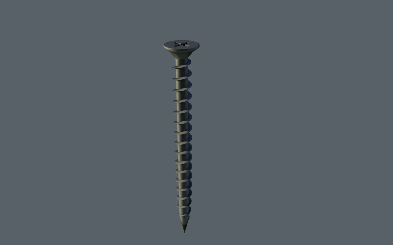 self-tapping screw 3D Model .c4d .max .obj .3ds .fbx .stl .blend