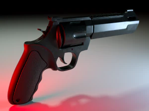 Revolver Taurus 3D Model