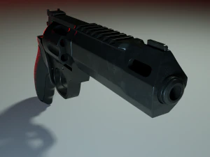 Revolver Taurus 3D Model