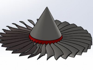 turbine blade 3Dモデル