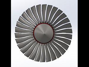 turbine blade 3Dモデル