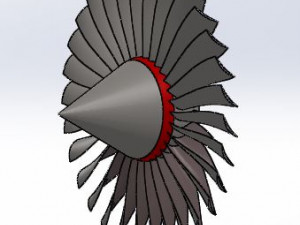 turbine blade 3Dモデル