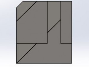 v block 3D 모델