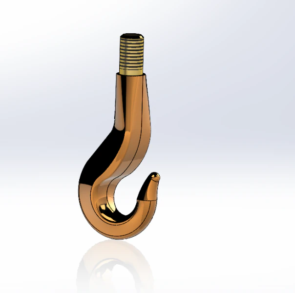 क्रेन हुक 3D मॉडल .c4d .max .obj .3ds .fbx .stl .blend 