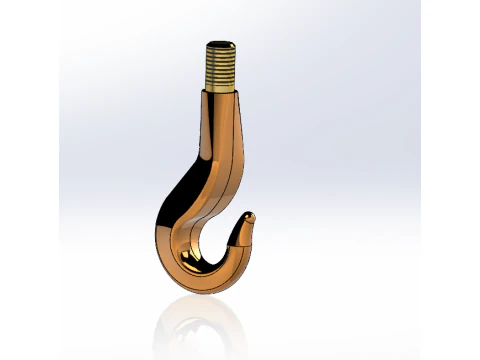 क्रेन हुक 3D मॉडल