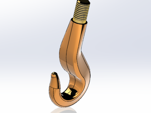 Crane Hook 3D Model