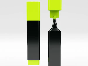 caneta marca-texto Modelo 3D