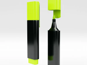 caneta marca-texto Modelo 3D