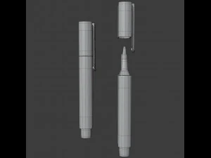 caneta marca-texto Modelo 3D