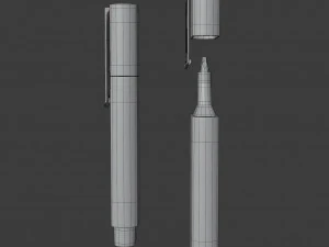 caneta marca-texto Modelo 3D