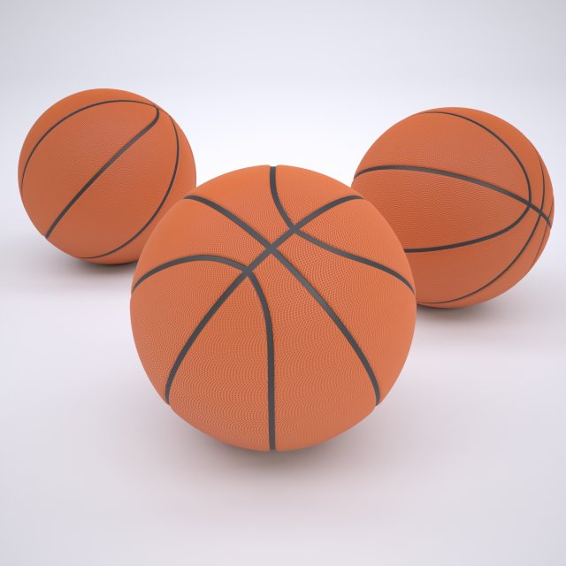 basketball Modelo 3D .c4d .max .obj .3ds .fbx .stl .blend