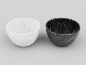 marble bowl 3D मॉडल