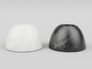 marble bowl 3D मॉडल