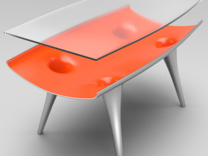 Event horizon chop top table Modelo 3D